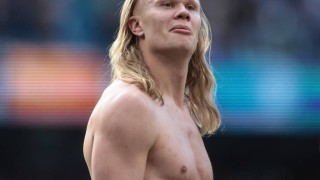 英超-曼城2-1阿森纳 哈兰德妖娆庆祝